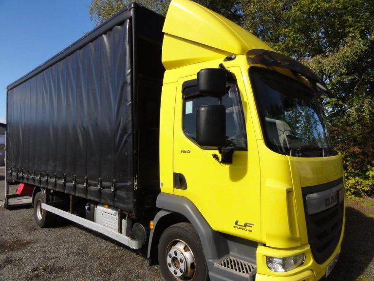 ULEZ EURO 6 DAF LF45.180 7.5T 20ft Curtainsider with Tail-Lift