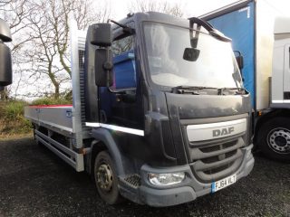 EURO 6 DAF LF45.210 12 Ton with NEW 22ft Dropside Body