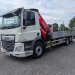 26T DAF with front mount crane