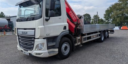 26T DAF with front mount crane