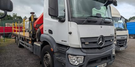 26T Mercedes Front Mount Crane