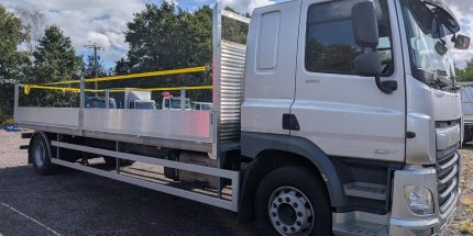 18T DAF Scaffold Dropside Truck with 4 seat cab